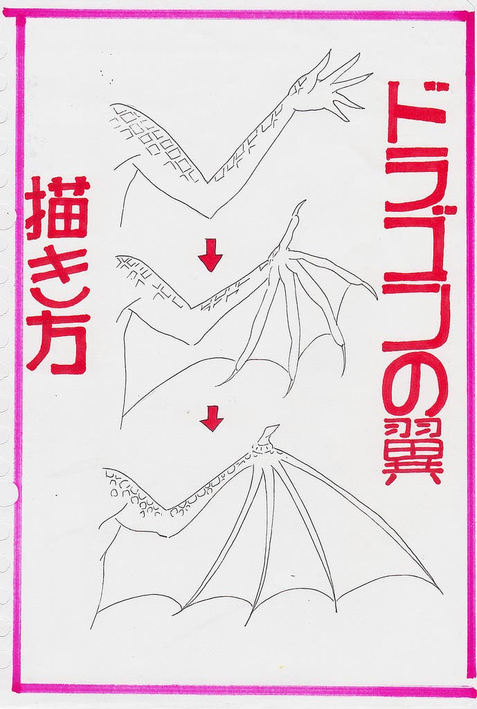 イラスト ドラゴンの翼の描き方 白兎 小説投稿エブリスタ